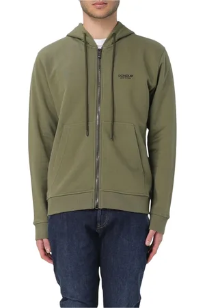 Dondup Heren, Sweatshirts & Hoodies, Groen, Maat: S Katoen