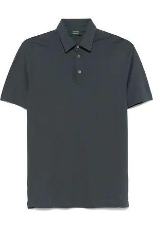 ZANONE Heren, Tops, Grijs, Maat: 2XL Katoen