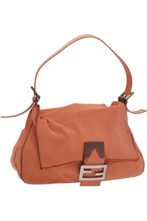 Fendi Dames, Pre-owned, Oranje, Maat: ONE Size Nylon