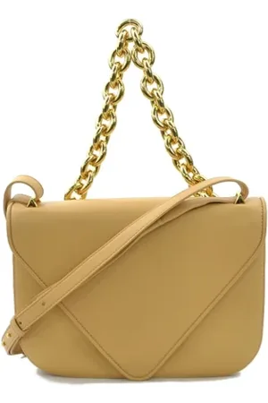 Bottega Veneta Dames, Pre-owned, Geel, Maat: ONE Size Leer