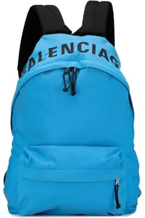 Balenciaga Heren, Pre-owned, Blauw, Maat: ONE Size Nylon