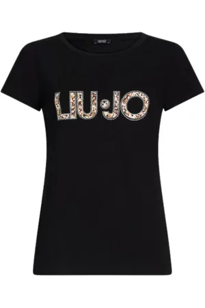 Liu Jo Dames, Tops, Zwart, Maat: XL Katoen