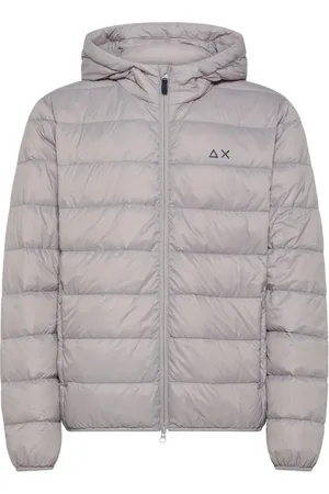sun68 Heren, Jassen, Grijs, Maat: XL Polyamide