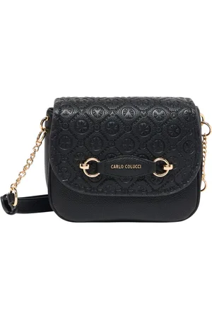Carlo Colucci Dames, Tassen, Zwart, Maat: ONE Size
