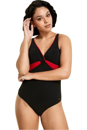 Persona by Marina Rinaldi Dames, Badkleding, Zwart, Maat: S