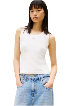 Tommy Hilfiger Dames, Tops, Wit, Maat: S Katoen
