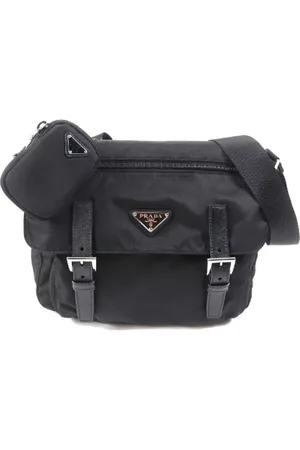 Prada Dames, Pre-owned, Zwart, Maat: ONE Size Leer