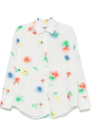 Msgm Dames, Blouses & Shirts, Veelkleurig, Maat: S