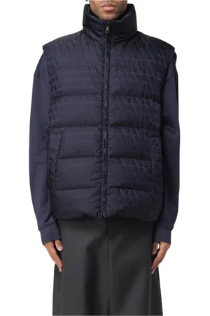 VALENTINO Heren, Jassen, Blauw, Maat: M Nylon