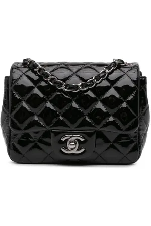 CHANEL Dames, Pre-owned, Zwart, Maat: ONE Size Leer
