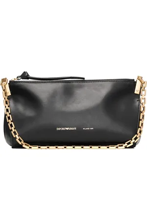 Emporio Armani Dames, Tassen, Zwart, Maat: ONE Size Leer