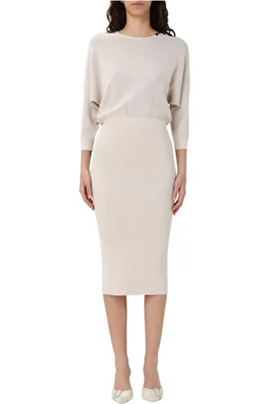 Elisabetta Franchi Dames, Jurken, Geel, Maat: M