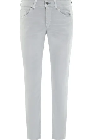 7 for all Mankind Heren, Jeans, Grijs, Maat: W30