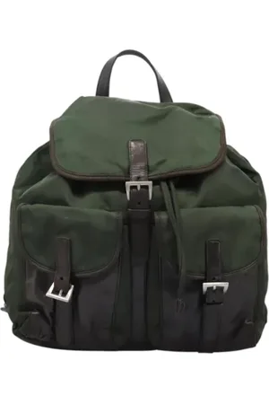 Prada Dames, Pre-owned, Groen, Maat: ONE Size Nylon