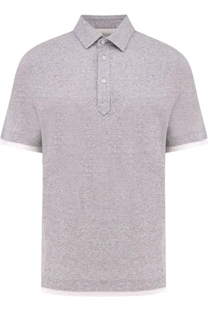 Brunello Cucinelli Heren, Tops, Paars, Maat: 2XL Katoen