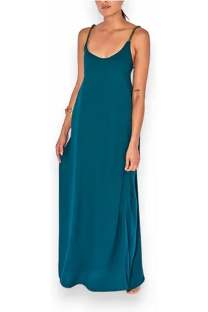 Beliza Dames, Jurken, Blauw, Maat: L Polyamide