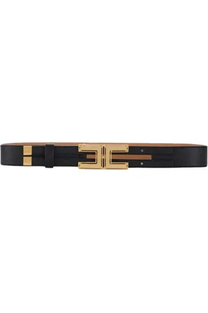 Elisabetta Franchi Dames, Accessoires, Zwart, Maat: M Leer