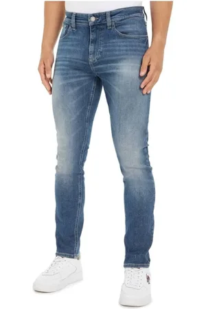 Tommy Hilfiger Heren, Jeans, Blauw, Maat: W30 L32 Katoen