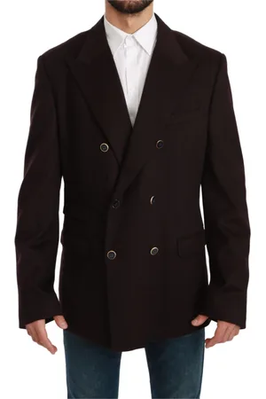 Dolce & Gabbana Heren, Jassen, Bruin, Maat: 3XL Leer
