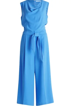 Betty & Co Dames, Jumpsuits & Playsuits, Blauw, Maat: 3XL