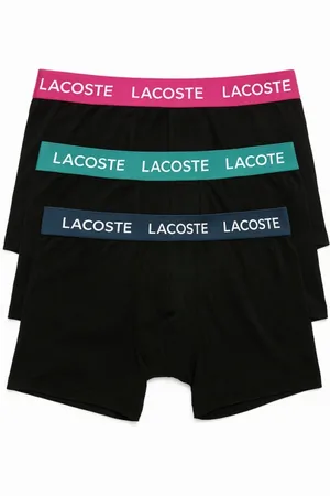 Lacoste Heren, Ondergoed, Zwart, Maat: XL Katoen