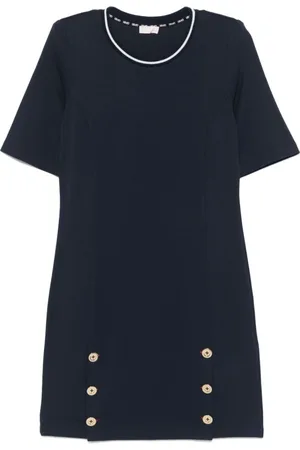 Liu Jo Dames, Jurken, Blauw, Maat: S