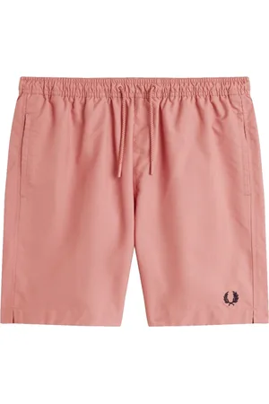 Fred Perry Heren, Badkleding, Roze, Maat: M Poliester