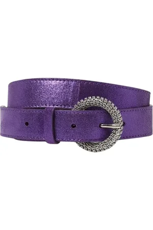 Orciani Dames, Accessoires, Paars, Maat: 75 CM Suède