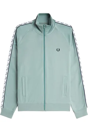 Fred Perry Heren, Sweatshirts & Hoodies, Blauw, Maat: L Katoen