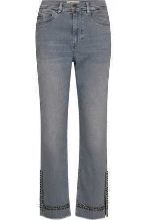 Mos Mosh Dames, Jeans, Blauw, Maat: W30 Denim