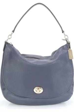 Coach Dames, Pre-owned, Blauw, Maat: ONE Size Leer