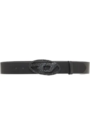 Diesel Dames, Accessoires, Zwart, Maat: 75 CM Leer