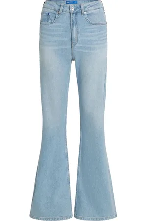 Karl Lagerfeld Dames, Jeans, Blauw, Maat: W26 L32 Katoen