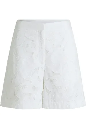 HUGO BOSS Dames, Korte broeken, Wit, Maat: XS Katoen