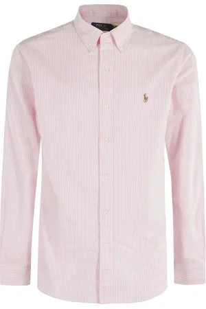 Ralph Lauren Heren, Overhemden, Roze, Maat: XL Katoen