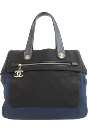 CHANEL Dames, Pre-owned, Blauw, Maat: ONE Size Nylon