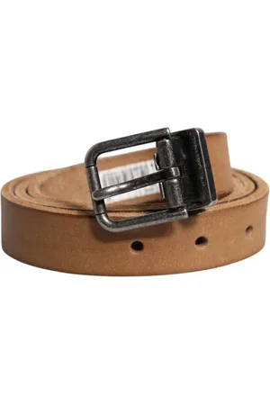 Dolce & Gabbana Heren, Accessoires, Bruin, Maat: 90 CM Leer