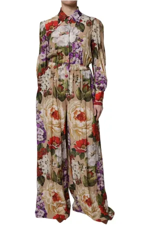 Dolce & Gabbana Dames, Jumpsuits & Playsuits, Veelkleurig, Maat: S Zijde