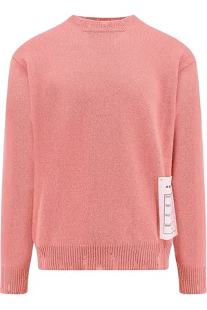 AMARANTO Amaránto, Heren, Truien, Roze, Maat: M Kasjmier
