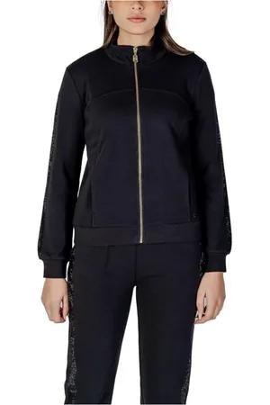 Liu Jo Dames, Sweatshirts & Hoodies, Zwart, Maat: XS Katoen