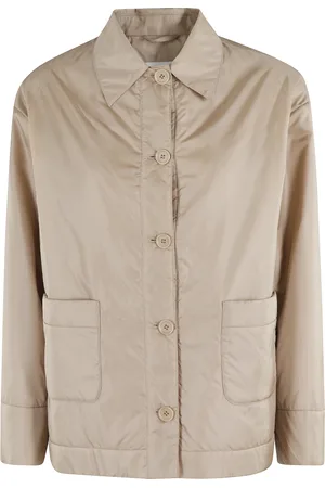 Aspesi Dames, Jassen, Bruin, Maat: 2XL Nylon