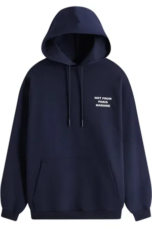 Drôle de Monsieur Heren, Sweatshirts & Hoodies, Blauw, Maat: XL Katoen