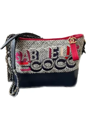 CHANEL Dames, Pre-owned, Blauw, Maat: ONE Size Leer