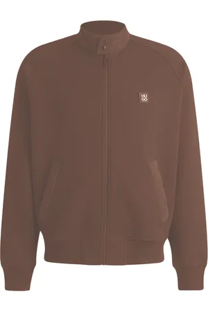 HUGO BOSS Heren, Sweatshirts & Hoodies, Bruin, Maat: XL Katoen