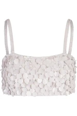 P.A.R.O.S.H. Dames, Tops, Wit, Maat: XS Polyamide