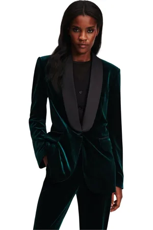 Karl Lagerfeld Dames, Jassen, Groen, Maat: L Satijn