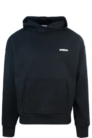BARROW Heren, Sweatshirts & Hoodies, Zwart, Maat: M Katoen
