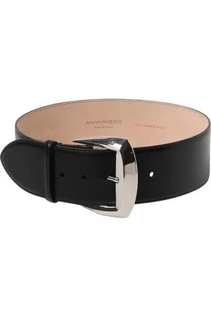Alexander McQueen Dames, Accessoires, Zwart, Maat: 80 CM Leer