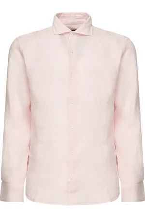 FEDELI Heren, Overhemden, Roze, Maat: M