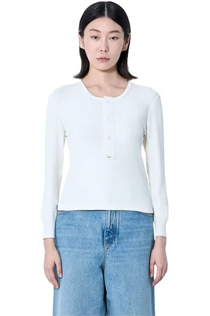 Chloé Dames, Tops, Wit, Maat: S Katoen